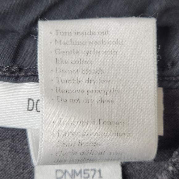 Paige Jeans Size 32 34X28 Faded Black Dover Ankle Zip Zipper Pockets Stretch USA - Picture 7 of 12